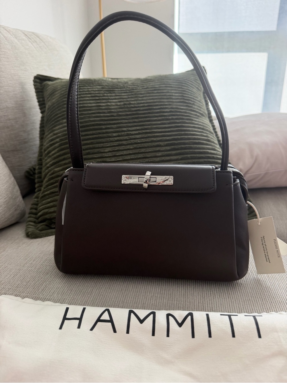NWT Hammitt Med Espresso Charlotte bag